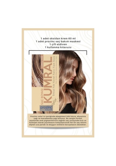 Prozinc Color Saç Boyası 7.3