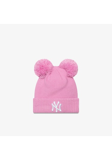 New Era Child Double Pom Neyyan Fpk Çocuk Pembe Şapka Düz 60565308 Pembe