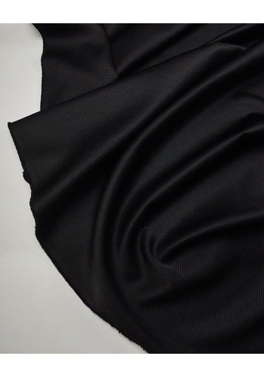Siyah Renkte Tafta Benzeri Kumaş En: 140 Cm-10470 Siyah