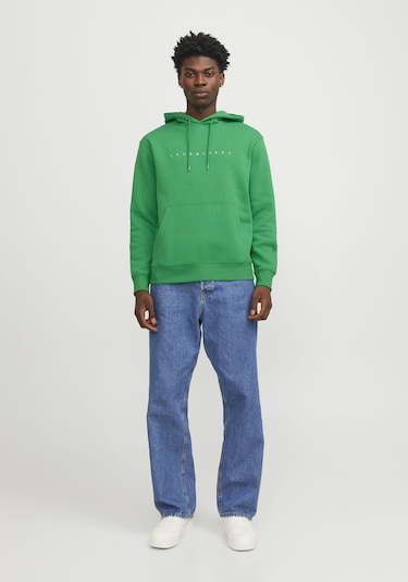Jack & Jones Kabartma Baskili Kapüsonlu Sweatshirt - Star 12233972 Green Bee Hardal Jack & Jones Kabartma Baskili Kapüsonlu Sweatshirt - Star 12233972 Green Bee Hardal