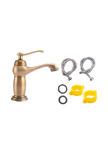 Xurunkeji Banyo Lavabo Lavabo Musluğu Antik Pirinç Musluk Bakır Musluk Bakır