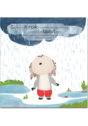Sevimli Kuzu Kırpık 2 li Seri (Banyo Zamanı-Tuvalet Eğitimi)