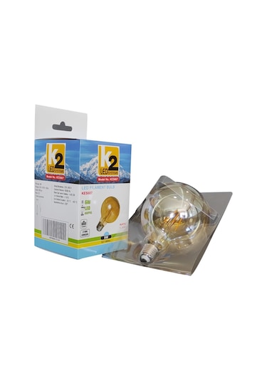 K2 Kes607 8watt Rustik Led Ampul G125