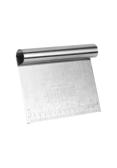 Konesam 2 Adet Paslanmaz Çelik Hamur Kesici - Ölçüm Ölçeği İle Hamur, Makarna Ve Kek Kesimi, Yüzey Temizliği Diğer