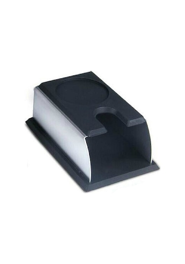 Paslanmaz Çelik Espresso Kahve Sabotaj Standı Çekiç Pedi Siyah