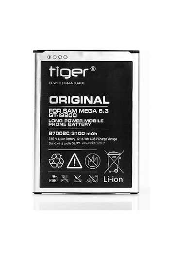 Tiger Samsung Uyumlu Galaxy Mega I9200 B700Bc Batarya 3100 Mah
