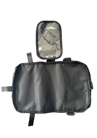 Impact Kambal Telefon Bölmeli Bisiklet Kadro Üstü Çanta Siyah