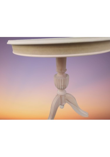 Fiskos Baba Ayak Model Parlak Ihlamur Ağacı Ayak Ham Mdf Tabla