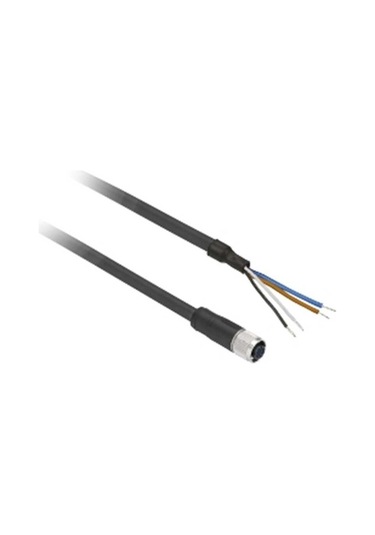 Telemecanique Xzcp1141l5 Ön Kablolu Konnektörler Xz-düz Dişi-m12-4 Pim-kablo Pur 5m