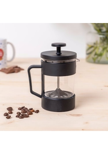 Periboia Siyah Cam French Press 350 Ml Renkli