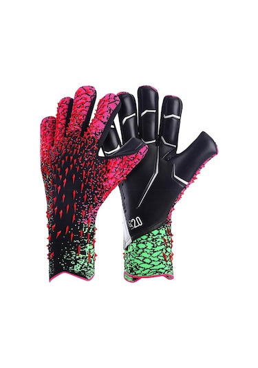 Hallow-futbol Kaleci Eldivenleri, Çocuklar, Gençler Ve Yetişkinler,mavi Kırmızı Mavi - Kırmızı