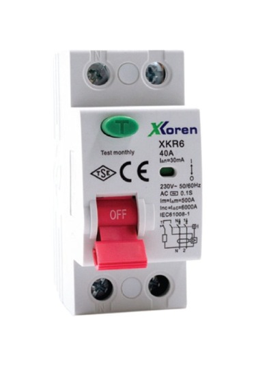 Xkoren Xkr06-2ac30-100, Ac 2-kutup 100a/30ma/6ka Kaçak Akım Röle