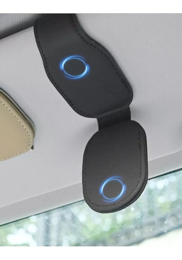 Niandahoome Araç İçin Güneşlik Kıskağı Mengeneli Gözlük Askısı 176042720 Siyah