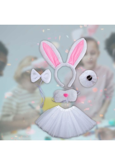 Suntek Paskalya Temalı Partiler Karnaval Için Beyaz-5-adet