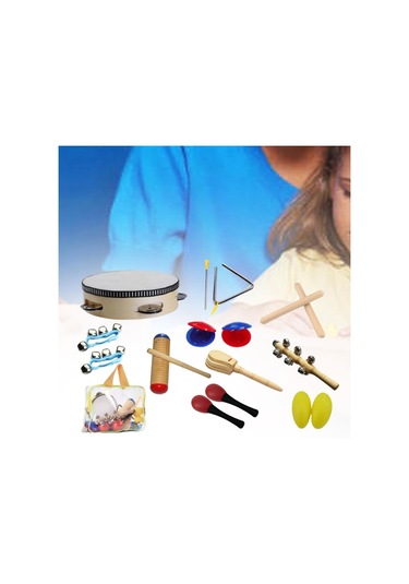 Suntek 10 Adet Montessori Perküsyon Müzik Aletleri El Göz