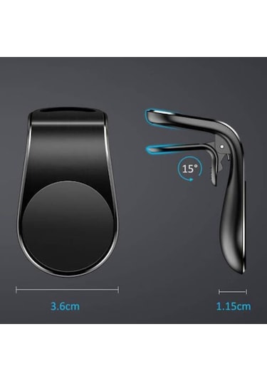 Powerway Tt23 Mıknatıslı Araç Içi Telefon Tutucu Mandallı L-Type