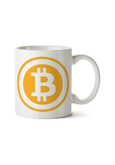 Bitcoin 2 Kupa Bardak Çok Renkli