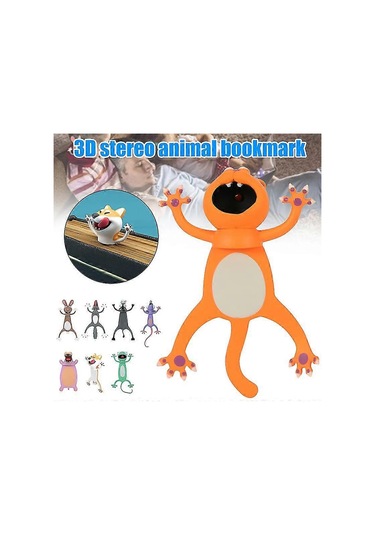 Eğlenceli 3d Hayvan Kitap Ayracı, Komik Tasarım