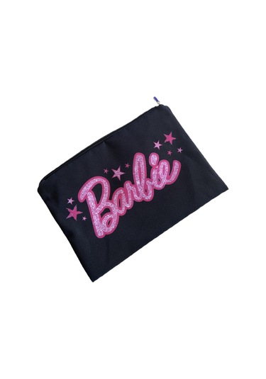 Schulzz Barbie Clutch Çok Amaçlı Makyaj Çantası 15 X 24 Cm Siyah