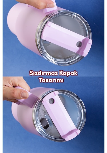 Perotti 17236-4 Colte V2 Paslanmaz Çelik Sporcu Termos Bardak Matara Lila 1,2 Lt Çok Renkli