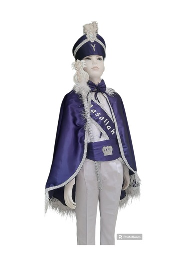 İsimli Sünnet Kıyafeti Seti 9 Parça-pz1358