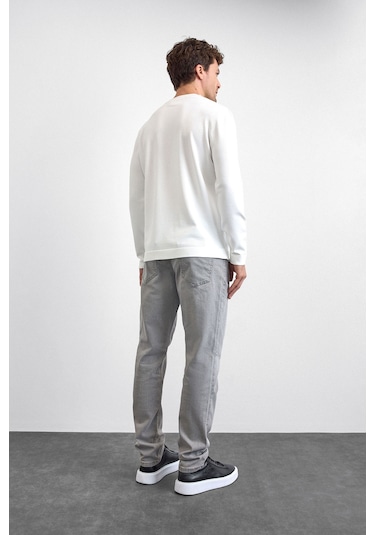 Back & Bond Erkek Triko B35w40043 117 Ekru Ekru