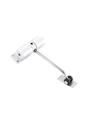 Basit Kapı Kapatıcı Ev Otomatik Menteşe Sessiz Kapatıcı Beyaz