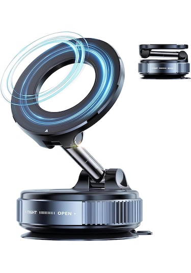 X68 Mıknatıslı Vakumlu Araç Içi Telefon Tutucu Manyetik 360 Döne