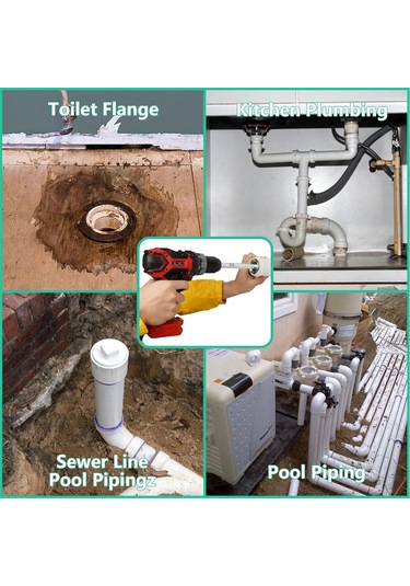 Pvc Bağlantı Parçası Koruyucu, Pvc Boru İçin Matkap Ucu Kovan Koruyucu Seti