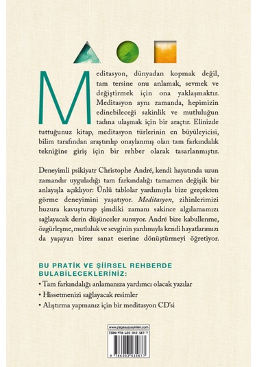 Meditasyon Cd'li - Sanatla Farkındalığa Ulaşmak için 25 Ders