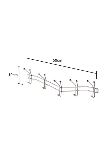 Teknotel Boncuklu 15'li Duvar Askısı Krom Mg082 Krom