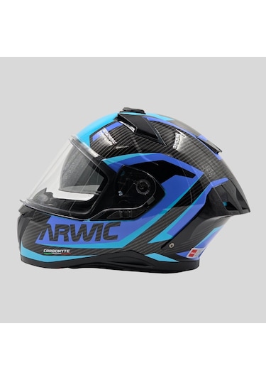 Arwic AR939 Carboneyte Ece-R 22.06 Full Face Motosiklet Kaskı Mavi
