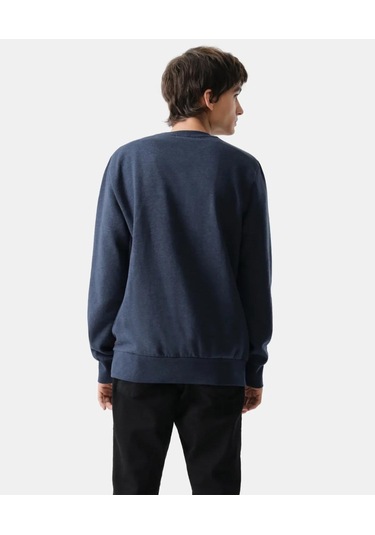 Levi's Erkek Standart Grafikli Sweatshirt 38423-0157-11450 Lacivert