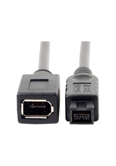 Cbtx CY FW-012-BK 1394 FireWire Adaptör Kablosu 6F-9M 20 cm Siyah