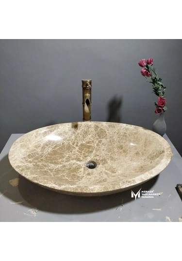 Light Emperador Elips Lavabo