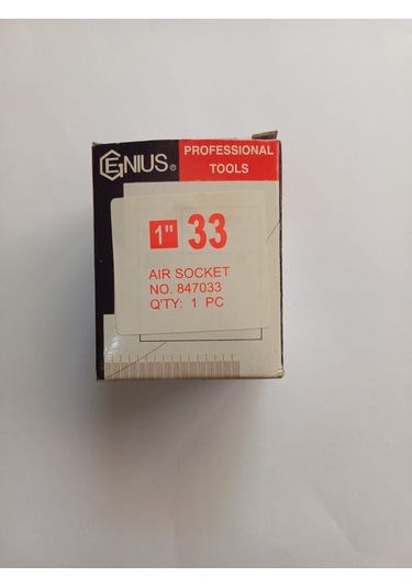 Genius Darbeli Lokma 1" -33mm Boy 60mm, 1 Adet