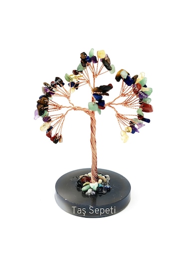 Gerçek Çakra Doğal Taşları Ağaç