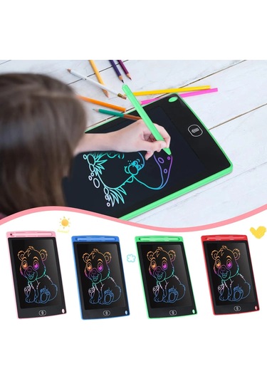 8.5 İnç Led Çizim Tahtasında Elektronik Lcd Yazma Tableti Graffiti Eskiz Blue-8.5in-color