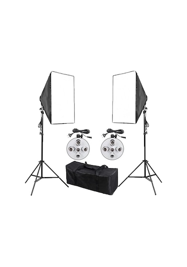 50 x 70 CM 5 Duylu Softbox 2'li Sürekli Işık Seti