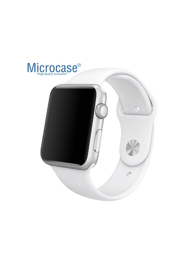Microcase Apple Uyumlu  Watch Se 44 MM Silikon Kordon Kayış M-L