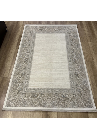 Luxess Halı Roma 1162 Gri Modern Salon Halısı Gri Krem