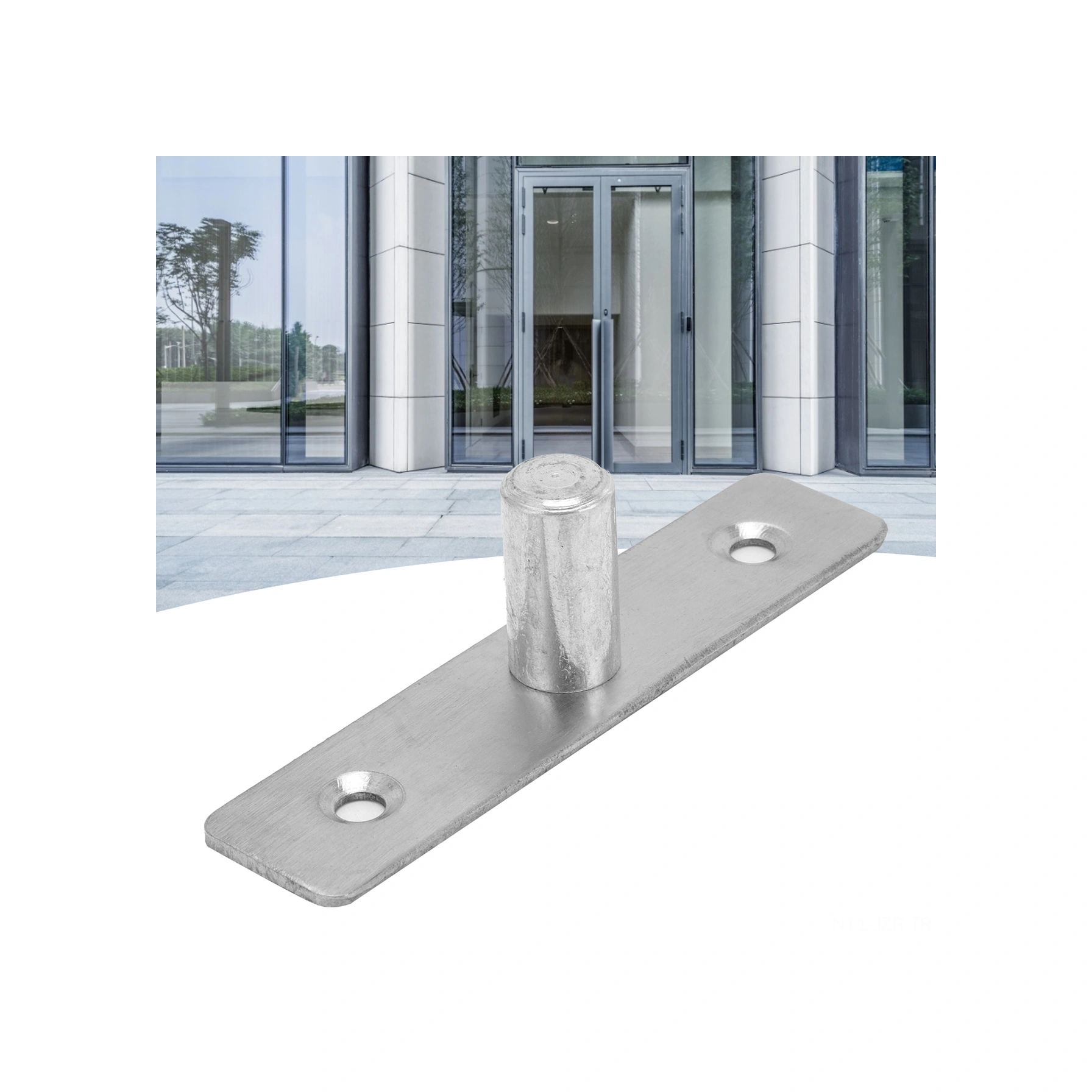 Geeroyoo Cam Kapı Pivot Menteşi, 201 Paslanmaz Çelik, Yukarı-aşağı Bağlantı Fonksiyonu, Yük Taşıma, Kolay Kurulum, Uzun Ömürlü Diğer