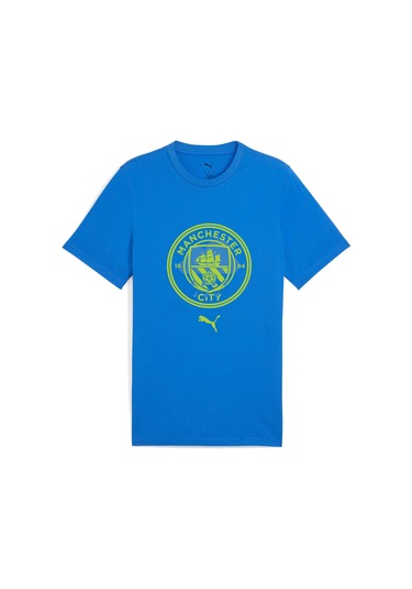 Puma Manchester Cıty Ftblculture Erkek Tişört 782671 23 Mavi