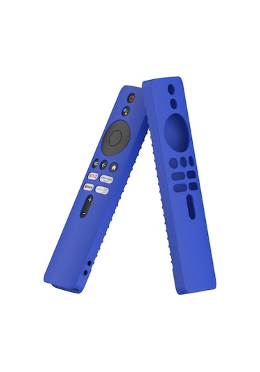 Xiaomi Xımr-m8 4s 4k Mibox Kumanda Uyumlu Silikon Koruma Kılıfı - Mavi