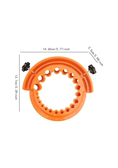 Suntek Matkap Bileme Aleti Bağlantı Parçaları Premium Turuncu