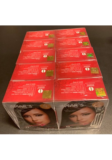 Amar's Kına İçeren Saç Boyası 6 x 10 G 10'lu