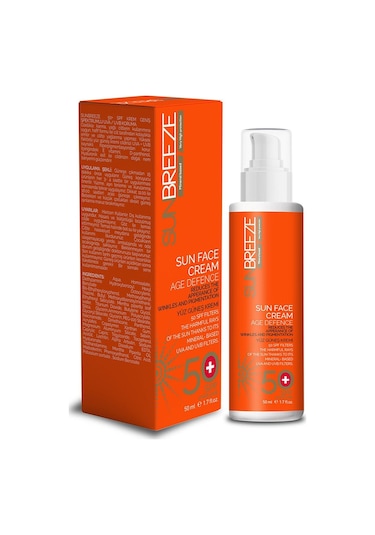 Sunbreeze Yüz Güneş Kremi SPF50+ 50 ML
