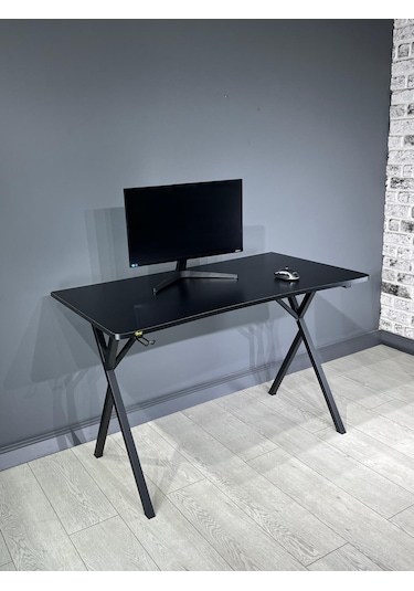 Heygaming Profesyonel Oyuncu Masası Siyah Bilgisayar Çalışma Masa Siyah