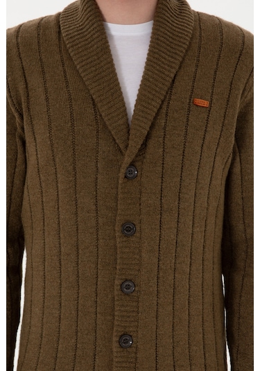 U.s. Polo Assn. Erkek Haki Hırka Triko 50297061-vr027 Haki