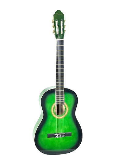 Victor Klasik Gitar Seti Yeşil Renk